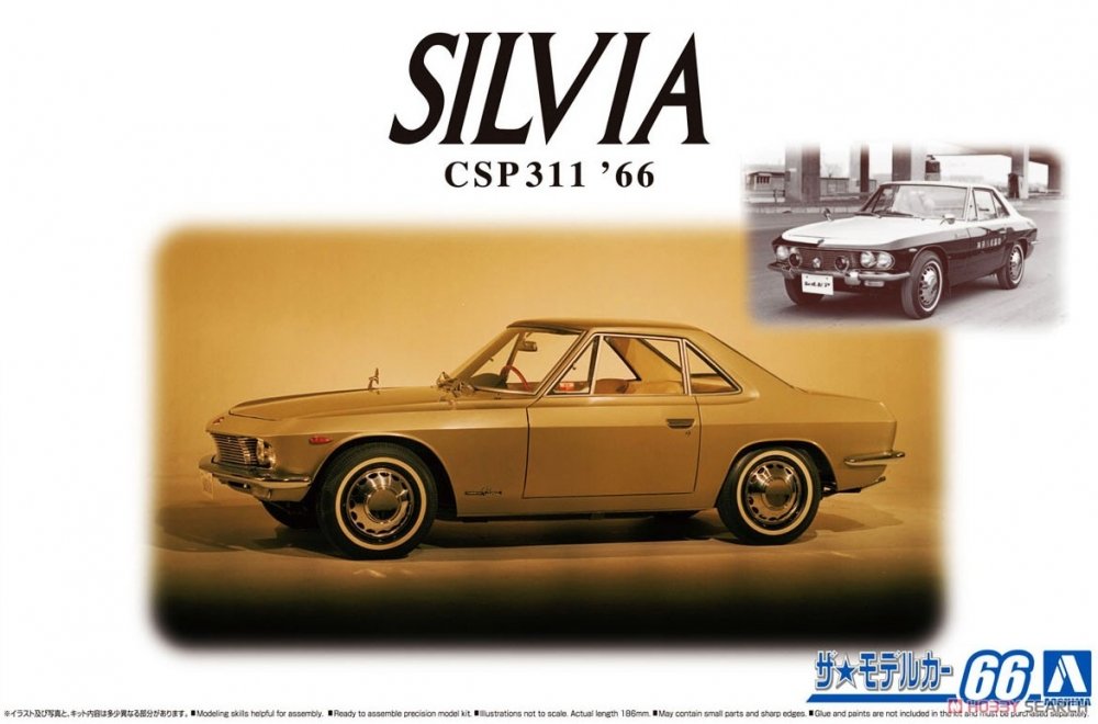1:24 Сборная модель Nissan Silvia CSP311 66 - 06228