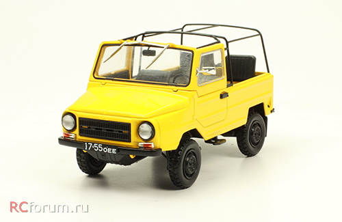 1:24 ЛУАЗ-969М 'Волынь' (без тента), Легендарные Советские Автомобили 66 - LSA066