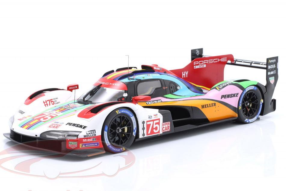 1:18 PORSCHE 963 #75 Multi-colour 24h LeMans Mathieu Jaminet, Felipe Nasr, Nick Tandy (2023) - WAP0215020RDAY
