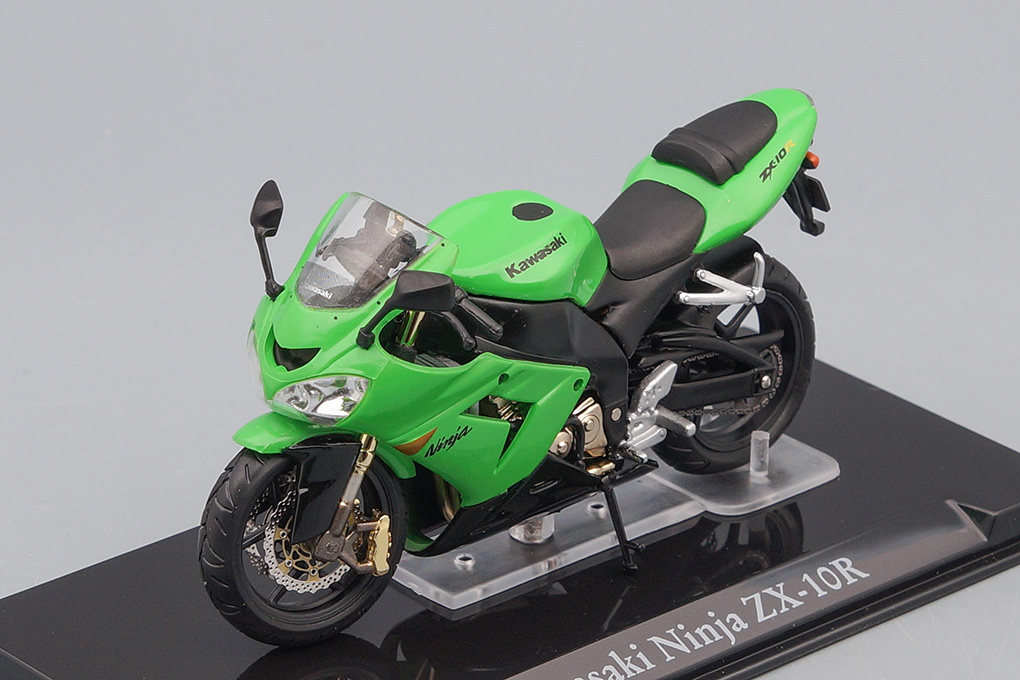 1:24 мотоцикл KAWASAKI Ninja ZX-10R, green - 4110104