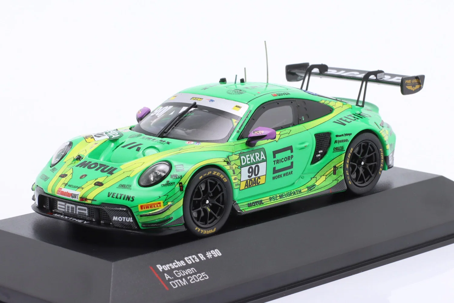 1:43 PORSCHE 911 GT3 R #90 'Greeno'  DTM Champion Ayhancan Güven (2025) - MG-I-911-DTM-25-4390