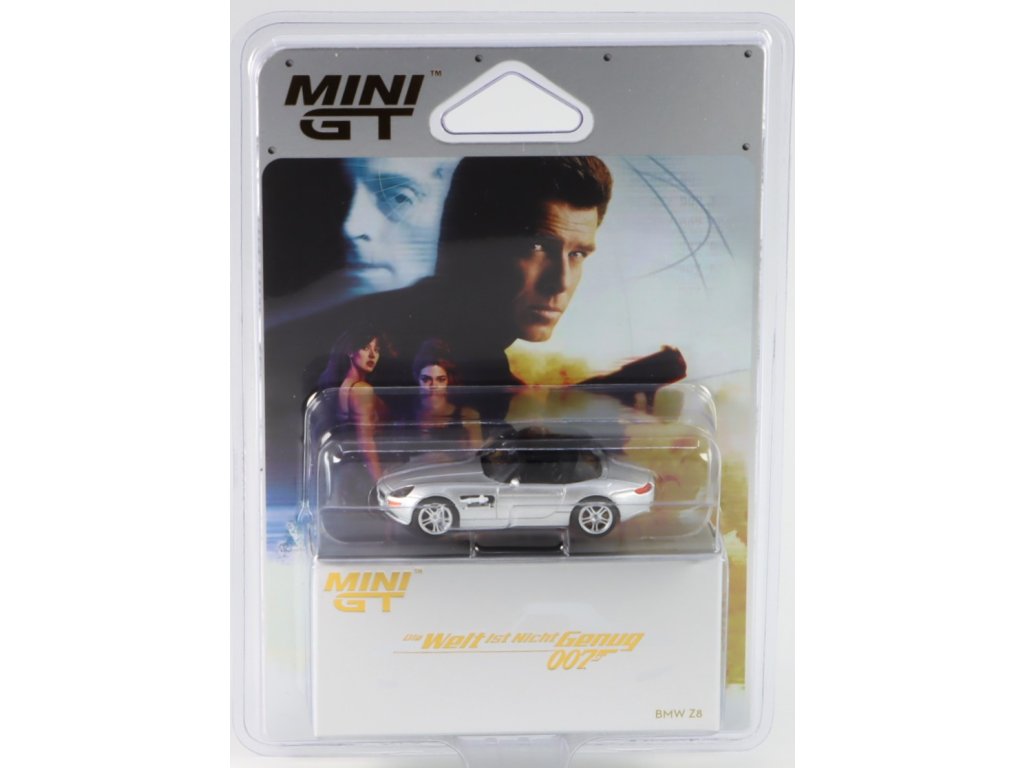 1:64 BMW Z8 Cabriolet James Bond 007 'The World is Not Enough', silver (German Package) - MGT00906-007G-BL