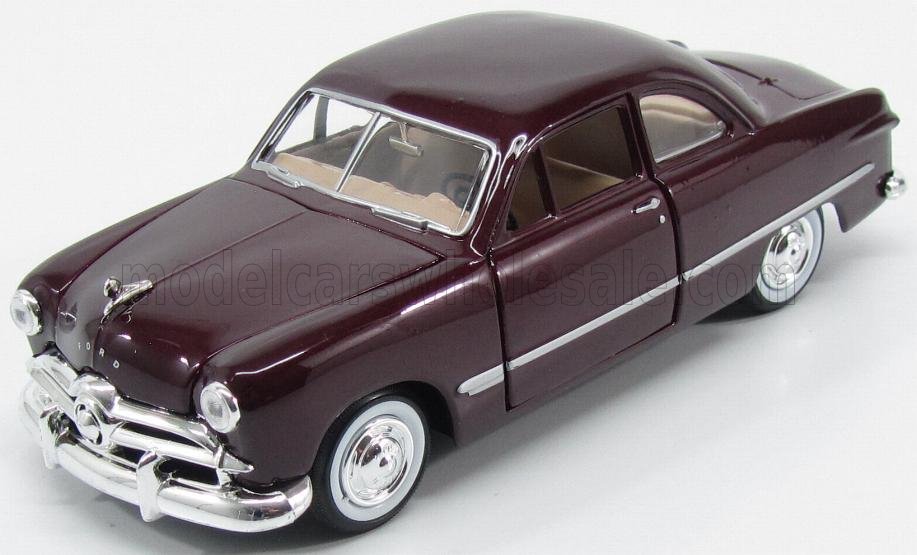 1:24 FORD Coupe (1949), Burgundy - 73213BG