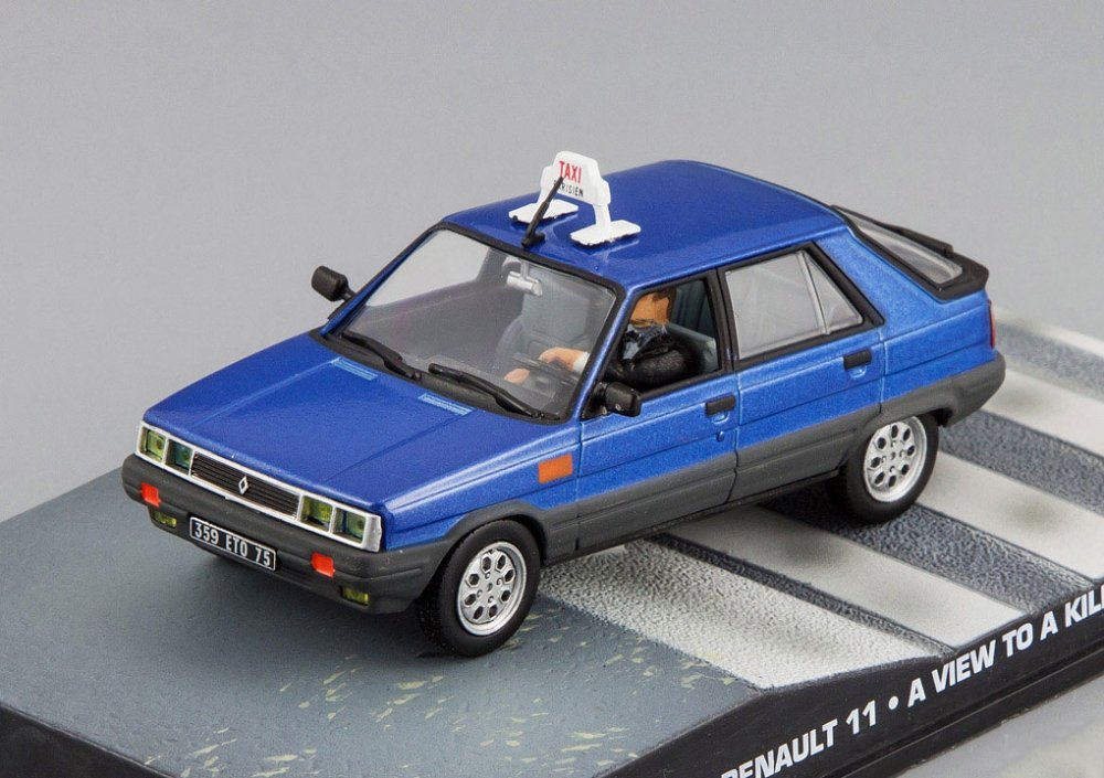 1:43 RENAULT 11 Taxi A View to a Kill (1985), blue - JB53