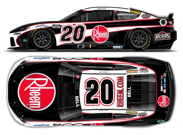 1:64 Toyota Camry XSE #20 Christopher Bell *Rheem* black/red/white 2025 - C202565RHMCD