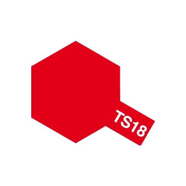 TS-18 Metalli Red (Красная металлик) аэрозольная краска, 100 мл. (в баллоне) - 85018