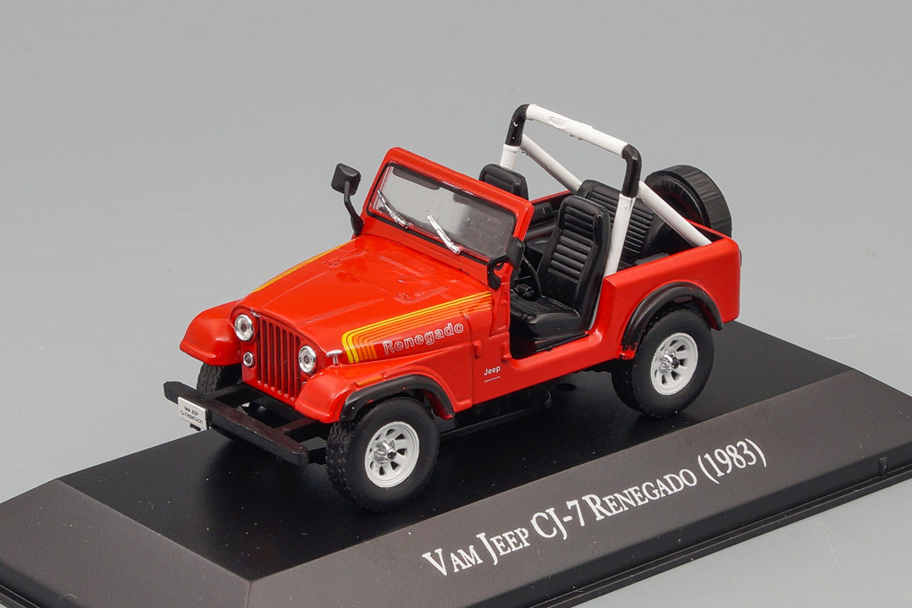 1:43 (Уценка!) JEEP CJ-7 Renegado 1983, red - GRAU004-Z3