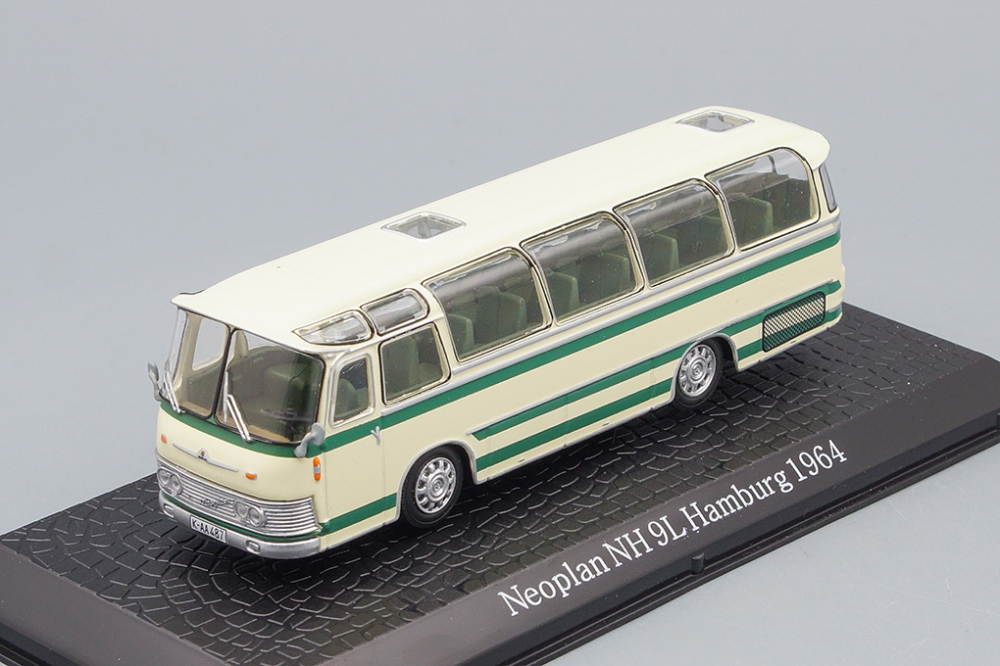 1:72 автобус NEOPLAN NH 9L Hamburg 1964 Beige/Green - 7163130