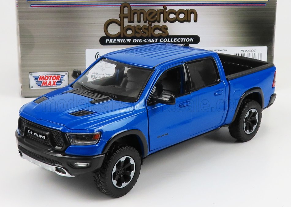 1:24 DODGE Ram 1500 Double Cab Pick-up (2019), blue - 79358B