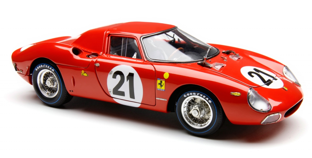 1:18 FERRARI 250lm 3.3l V12 Team N.a.r.t. North American Racing №21 Winner 24h Le Mans (1965) Jochen Rindt - Masten Gregory, Red - M-263