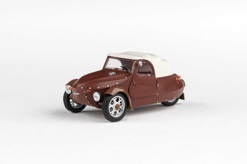 1:43 Velorex 16/350, 1966 Hnědá/Světle Šedá/Hnědá - 420-06