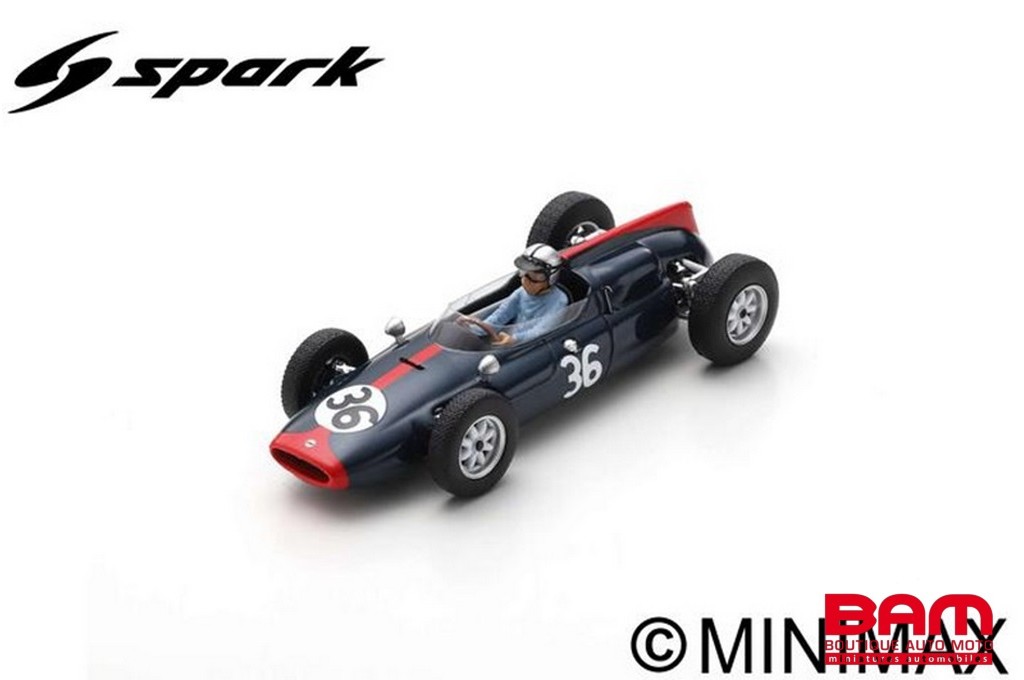 1:43 Cooper T53 #36 6th British GP 1961 Roy Salvadori - S8060