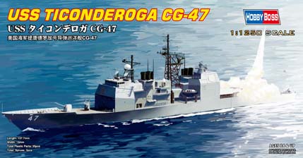 1:1250 Сборная модель Корабль USS Ticonderoga CG-47 - 82501