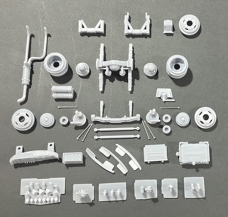 1:43 Набор для доработки шасси ЗИL-130 поздний - Fmlab0017