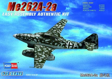 1:72 Сборная модель Самолет Me262A-2a - 80248