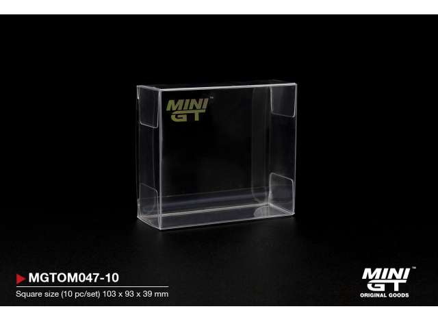 1:64 Набор защитных чехлов для коробок MINI GT, тип C, 10 шт - MGTOM047-10