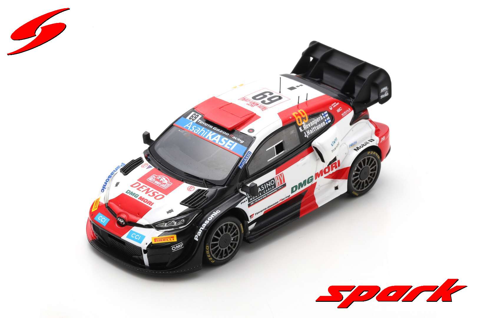 1:43 TOYOTA Yaris GR Rally1 Team Toyota Gazoo Racing WRT #69 4-й Rally Montecarlo (2022) K.Rovanpera - J.Halttunen - S6692