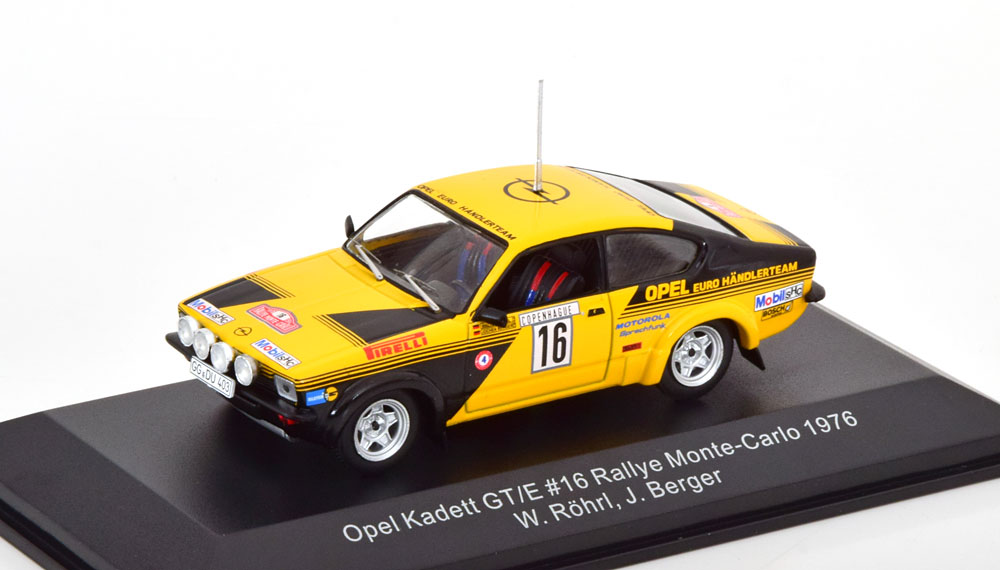 1:43 OPEL Kadett C GT/E No 16  Rally Monte Carlo, Röhrl/Berger (1976) - WRC024
