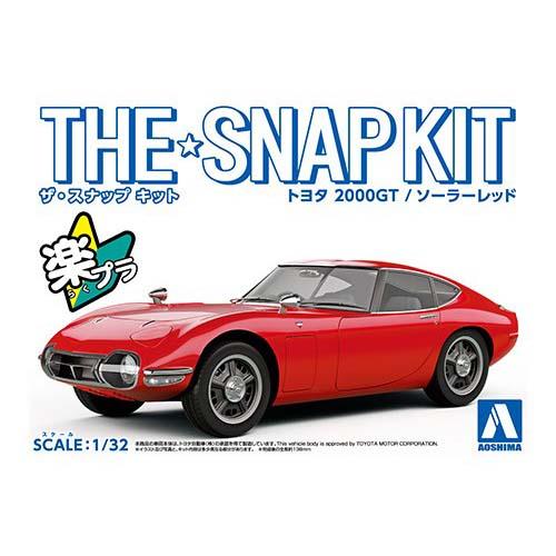 1:32 Сборная модель TOYOTA 2000GT (SOLAR RED) - 05628