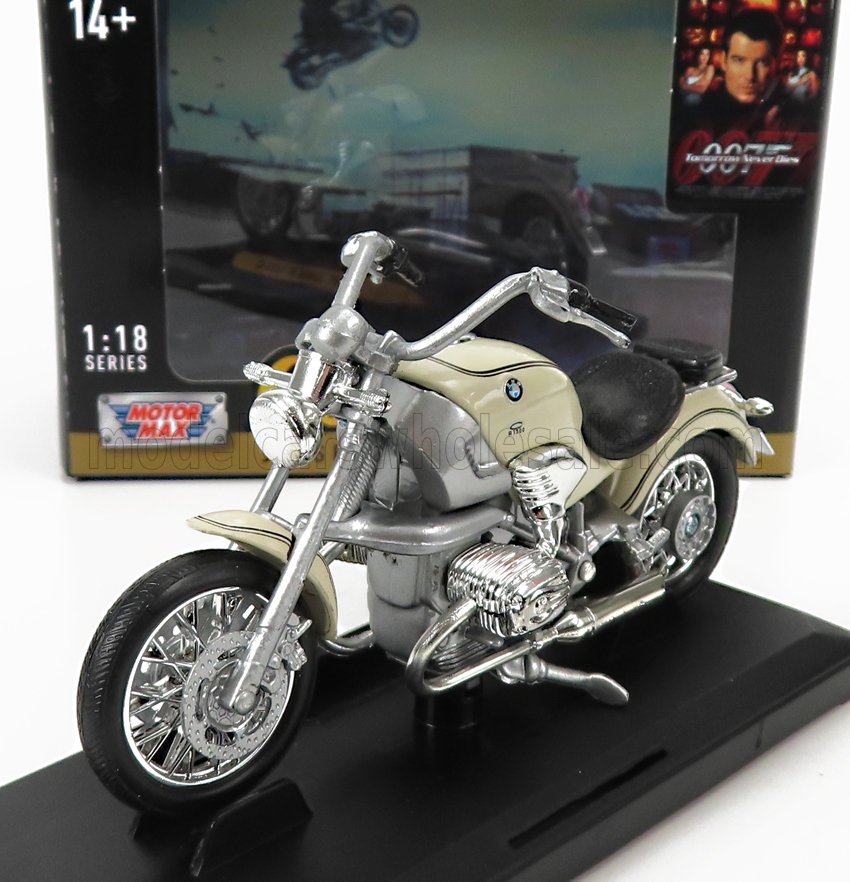 1:18 BMW R1200c (1997) - 007 James Bond - Tomorrow Never Dies - Il Domani Non Muore Mai, Cream - 79845