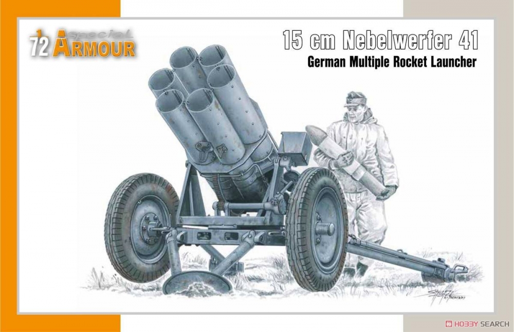 1:72 Сборная модель 15 cm Nebelwerfer 41 ‘German Multiple Rocket Launcher’ - SA72026