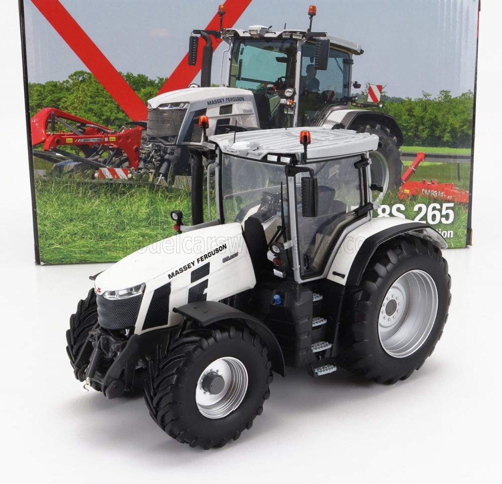 1:32 MASSEY FERGUSON Mf8s.265 Tractor White Edition (2022), White Grey - UH6615