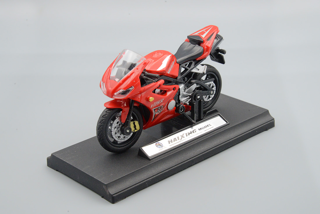 1:18 Мотоцикл супербайк #32, красный - HX-507-R