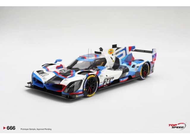 1:18 BMW M Hybrid V8 #24 BMW M Team RLL Sebring 12hrs (2025), white/blue/red - TS0666