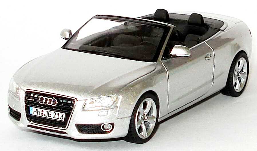 1:43 AUDI A5 Cabriolet (2009), серебристый - 5010805323