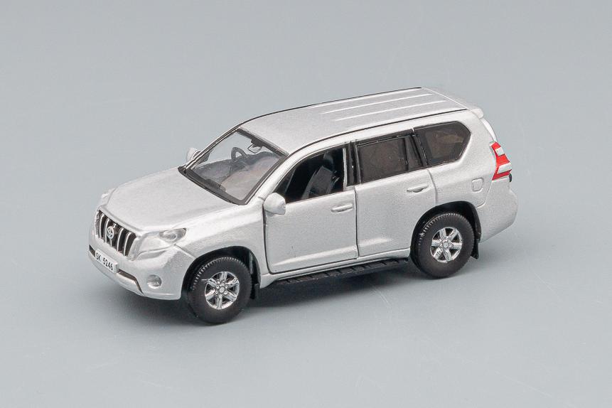 1:64 TOYOTA Land Cruiser Prado, silver - ATC64827