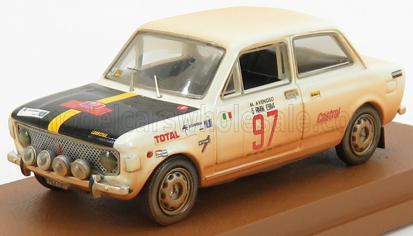 1:43 FIAT 128 N97 Rally Isola D'elba (1972) M.Avenoso - P.Dinunzio, White Mud - 4228/2