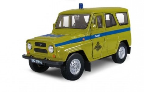 1:36 УАЗ 31514 ВАИ, хаки - 65211
