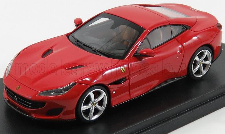 1:43 FERRARI Portofino Cabriolet Closed 2018, Rosso Corsa - Red - LS480E