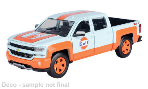 1:24 CHEVROLET Silverado 1500 LT - Z71 Gulf, (2017) - 79666