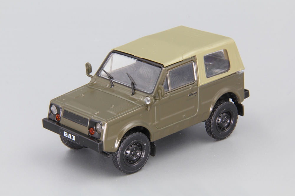 1:43 Волжский автомобиль 2122 Река, Автолегенды СССР 91, хаки - AL091