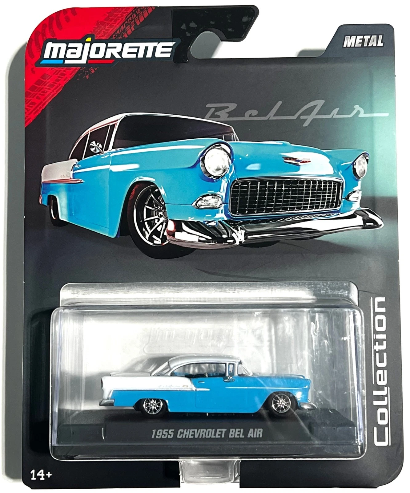 1:64 CHEVROLET Bel Air (1955), light blue / white - 8505001000BW