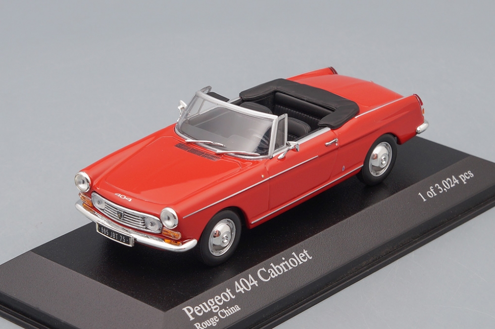 1:43 PEUGEOT 404 Cabriolet (1962), red - 400112630