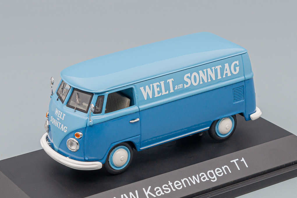1:43 VOLKSWAGEN Kastenwagen T1, blue - 02579-X1