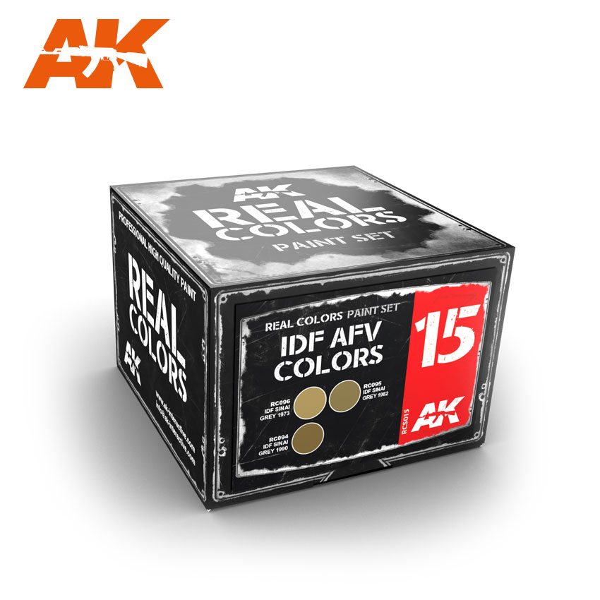 Набор акриловых красок Real Colors IDF AFV COLORS SET - RCS015