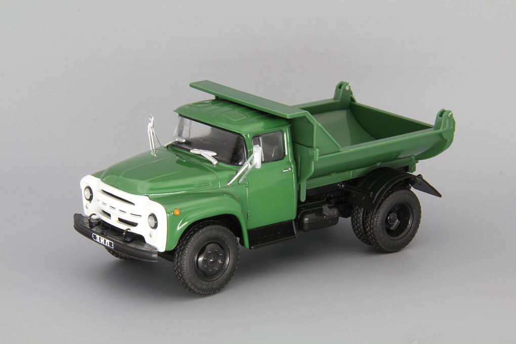 1:43 ЗИL-ММЗ-555 самосвал, Грузовики СССР 9, зеленый - ALS09