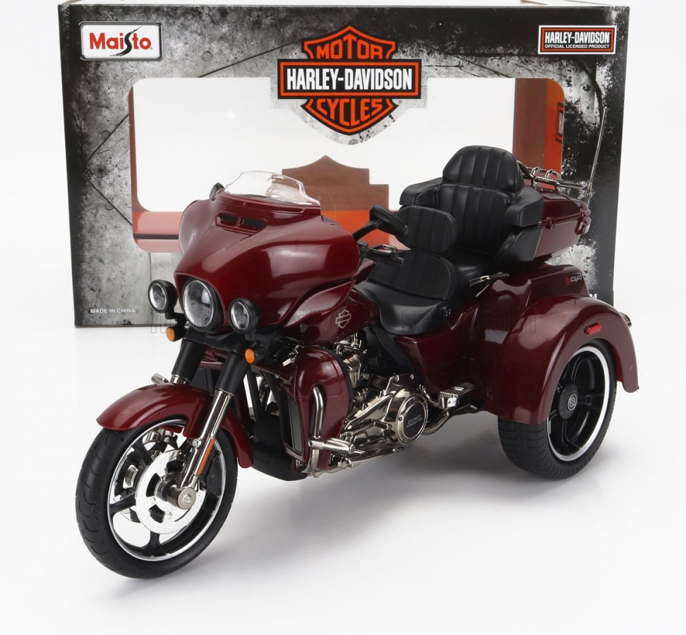 1:12 HARLEY DAVIDSON Cvo Tri Glide (2021), Red Met - 32337RM