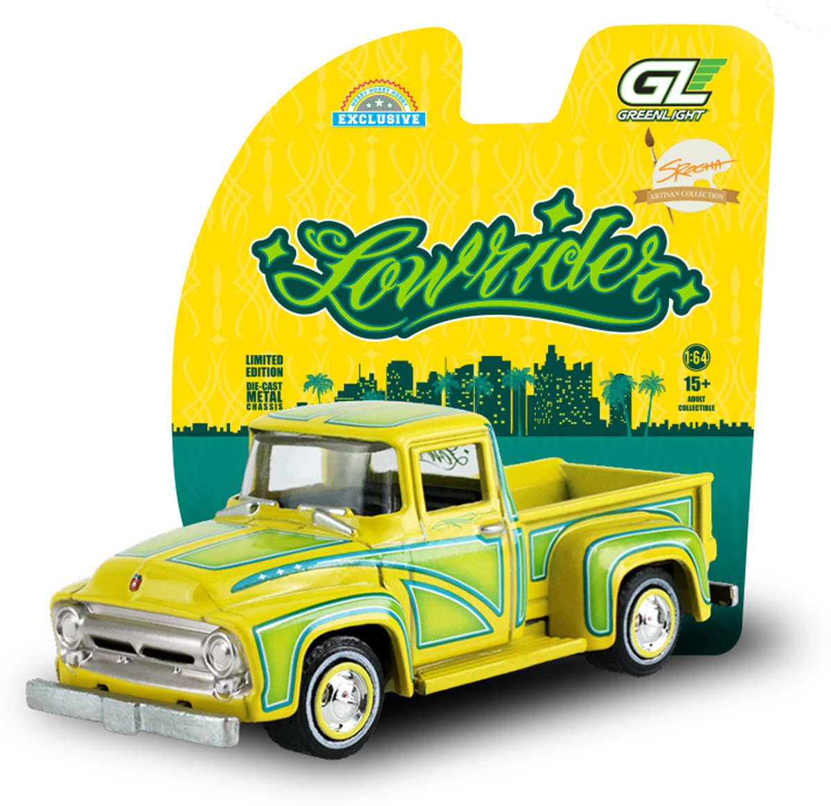 1:64 FORD F-100 Sergio Rocha Collaboration (1954), bright yellow - 30596