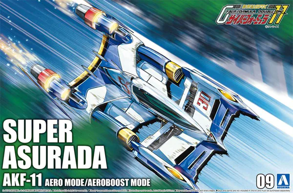 1:24 Сборная модель SUPER ASURADA AKF-11 AERO Mode/AEROBOOST Mode - 05911