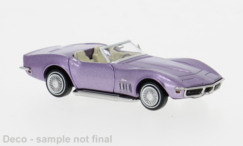 1:87 CHEVROLET Corvette C3 (1967), purple - BRE19995