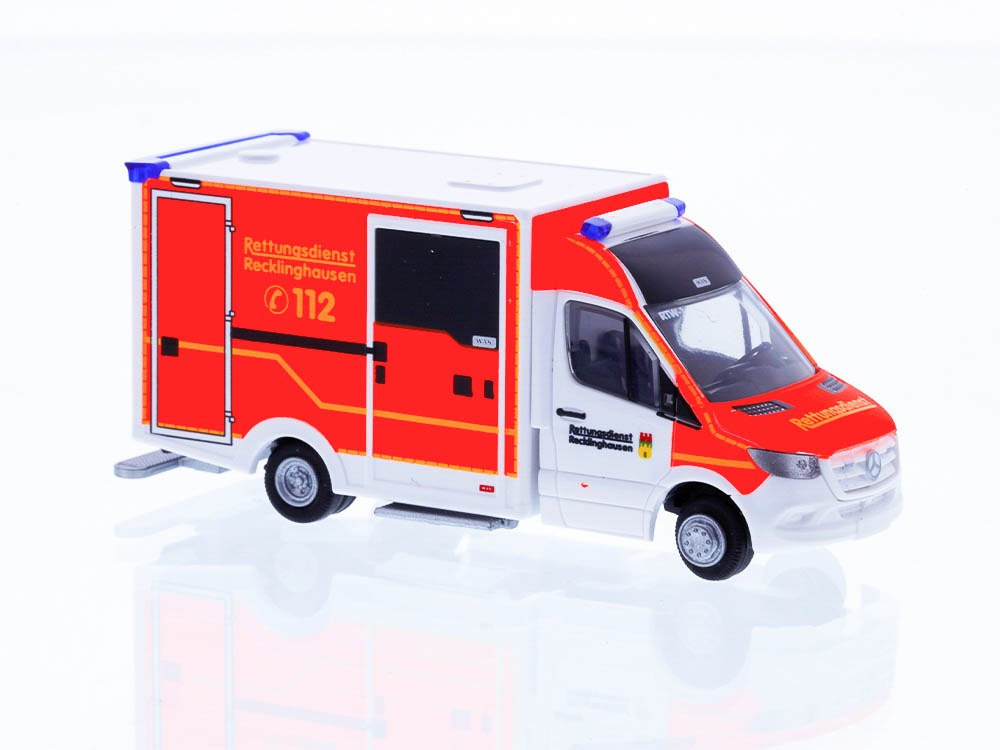 1:87 MERCEDES-BENZ Wietmarscher Ambulanzfahrze Rettungsdienst (скорая помощь) Recklinghausen - 76160