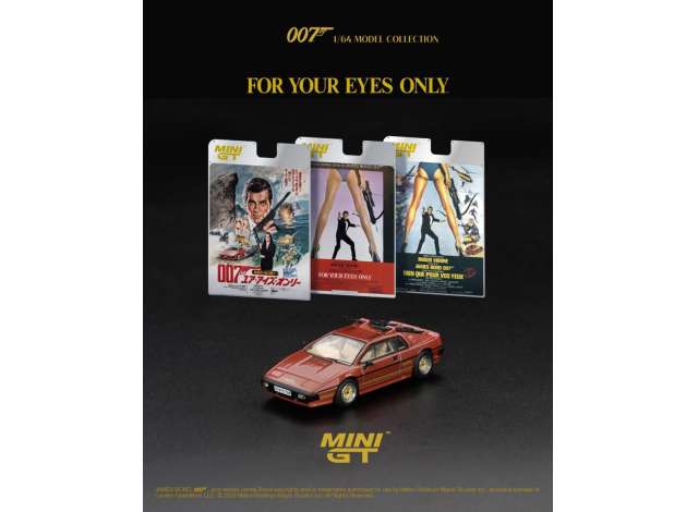 1:64 Lotus Esprit Turbo *For Your Eyes Only* China-English Blister Packaging, red 1981 - MGT00912-007ECH