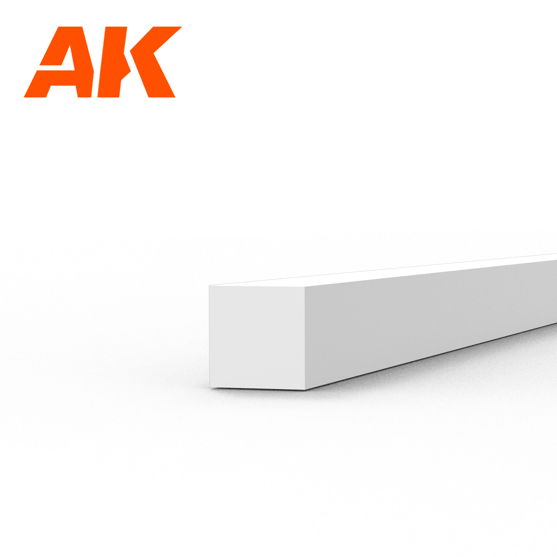 Strips 1.50 x 1.50 x 350mm - STYRENE STRIP - AK6524