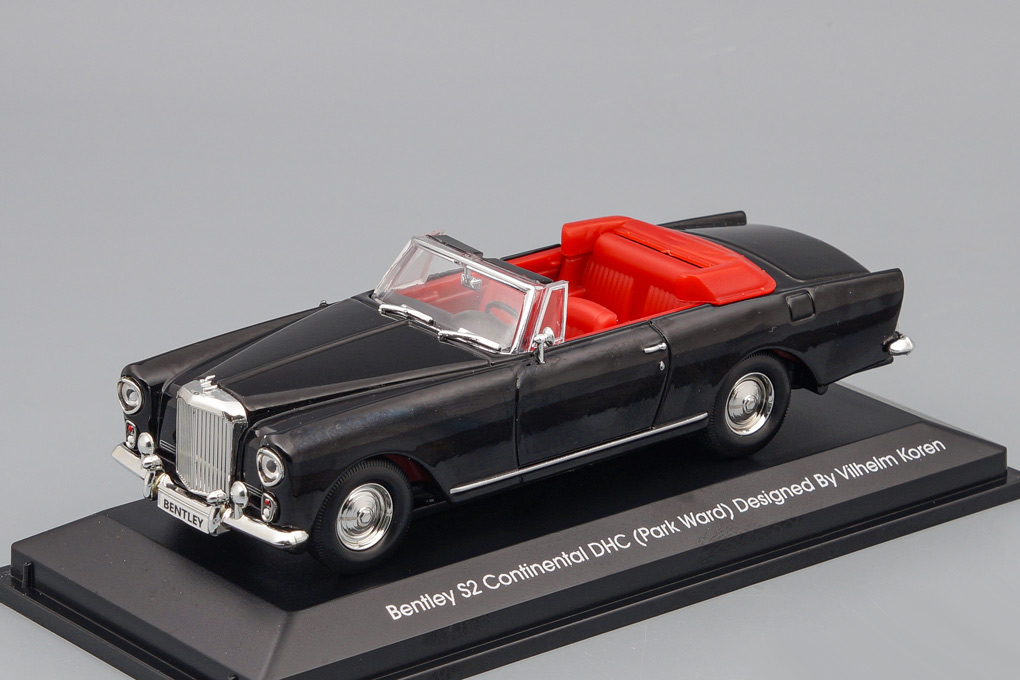 1:43 BENTLEY Continental S2 DHC 1954, black / red - 43214b