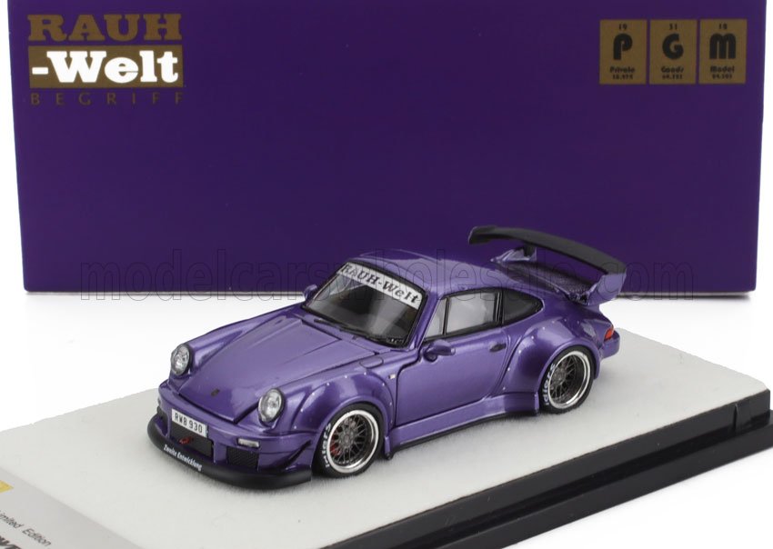 1:64 PORSCHE 911 930 Rwb Rauh Welt Coupe (1973), Purple - 640207
