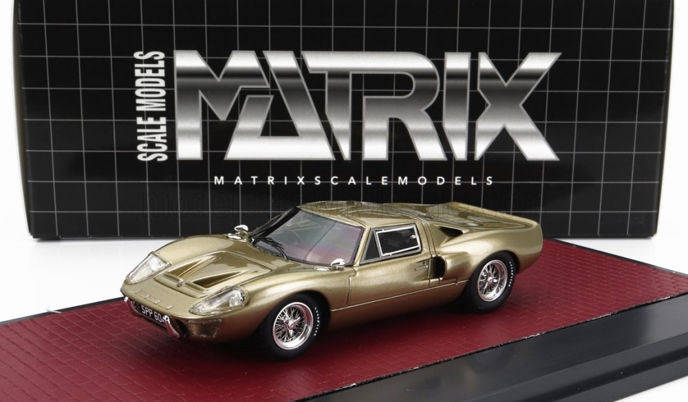 1:43 FORD Gt40 Mkiii (1967), Gold Met - MX40603-053